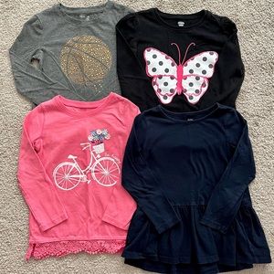 Four girls shirts